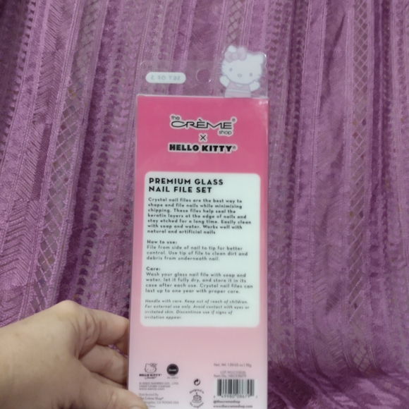 NWT Hello Kitty Glass Nail File Gift Set - Picture 4 of 5
